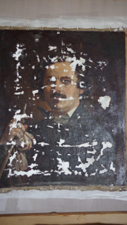 Restauration de tableau - en cours