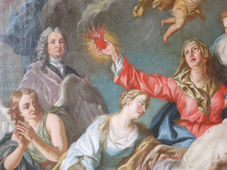 Restauration de tableau-après