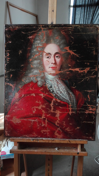 Restauration de tableau - en cours