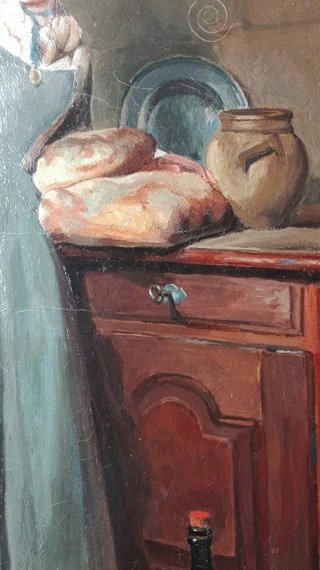 Restauration de tableau - après