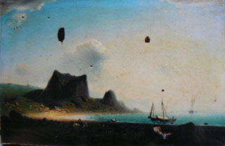 Restauration de tableau - avant