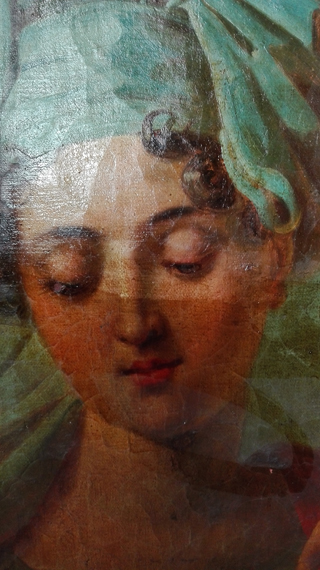 Restauration de tableau - en cours