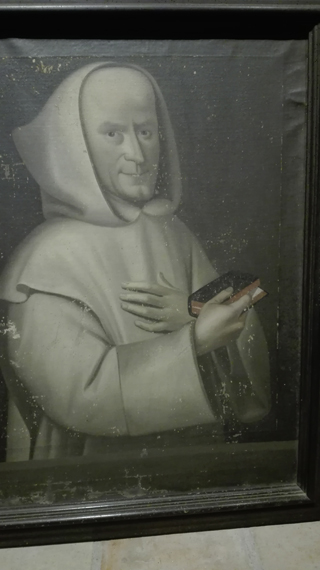 Restauration de tableau - avant