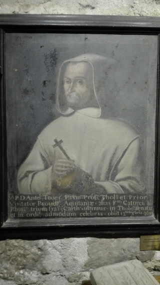 Restauration de tableau - avant