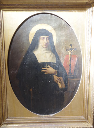 Restauration de tableau - avant