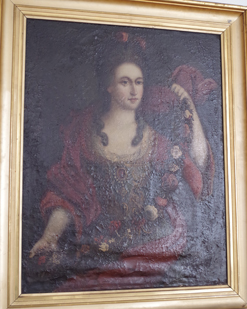 Restauration de tableau - avant
