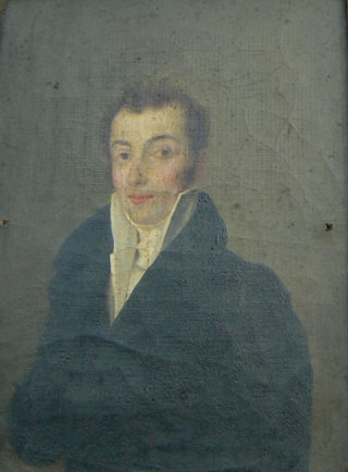 Restauration de tableau - avant