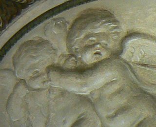 Restauration de tableau - avant