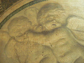 Restauration de tableau - avant