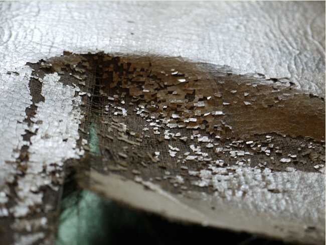Restauration de tableau - avant