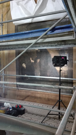 Restauration de tableau