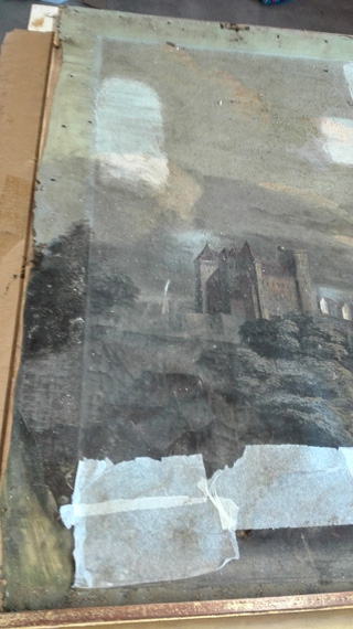 Restauration de tableau